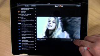 Test iPad App quotZATTOO LIVE TVquot [upl. by Nye74]