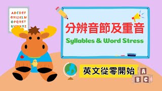 【英文從零開始】如何劃分音節及分辨重音｜Syllables amp Word Stress｜Boro English [upl. by Arukas233]