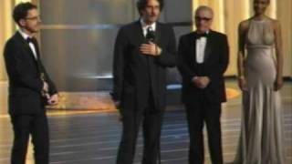 The Coen Brothers winning an Oscar® for Directing quotNo Country for Old Menquot [upl. by Luht]