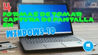 4 formas de tomar captura de pantalla en windows 10 PC  Laptop [upl. by Beck734]