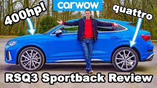 Audi RSQ3 Sportback review  a 400hp baby Lamborghini Urus [upl. by Valentin]