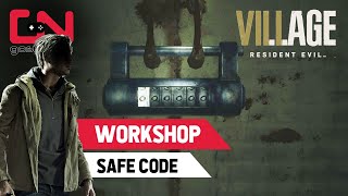 Resident Evil Village Lock Code  Workshop Safe Combination [upl. by Faria376]