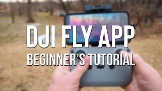 DJI Fly App  A Beginners Tutorial [upl. by Giordano585]