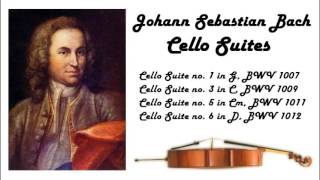 Johann Sebastian Bach  Cello suites in 432 Hz great for reading or studying [upl. by Azarria971]