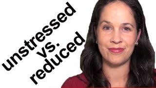 American English Word Stress Unstressed vs Reduced syllables [upl. by Akimaj]