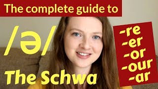 HOW to PRONOUNCE the SCHWA ə [upl. by Selin512]