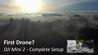 DJI Mini 2 First Drone Complete Setup Guide for Beginners [upl. by Baron]