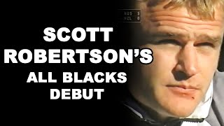 Scott Robertsons All Blacks Debut [upl. by Beryle]