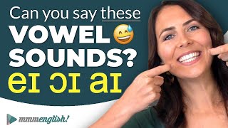 Pronunciation Practice 👄 Difficult Vowel Sounds DIPHTHONGS [upl. by Noremak687]