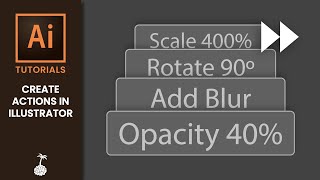 Create Actions in Illustrator to Automate Your Workflow [upl. by Eillek257]