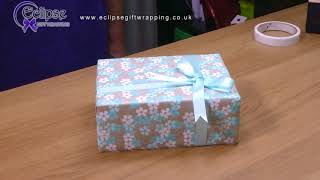 Gift Wrapping Square amp Rectangular Shapes Tutorial [upl. by Anauqahs985]