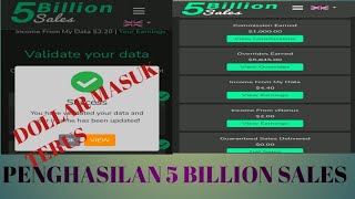 KEWAJIBAN Member 5 BILLION SALES setelah VALIDASI [upl. by Adiuqal]