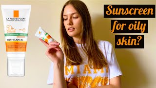 La Roche Posay Anthelios xl Antishine TINTED SPF50 review Sunscreen for oily skin [upl. by Eugenia]