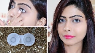 How to wear Contact Lens with Tips Easy way  Rinkal Soni [upl. by Rafaelita]