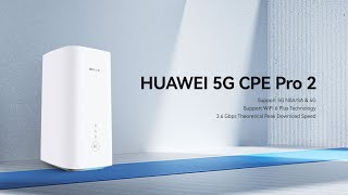 How to Configure Huawei Router 5G CPE Pro 2 H122373 [upl. by Annaer676]