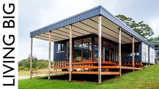 Shipping Container Home Designed For Sustainable Family Living [upl. by Krause]