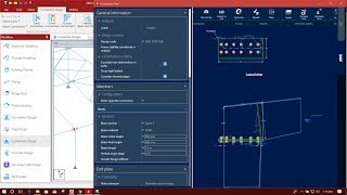 CONNECTION DESIGN IN STAAD PRO RAM CONNECTION [upl. by Iemaj767]