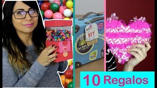 10 IDEAS DE REGALOS PARA MI NOVIO MANUALIDADES  DIY REGALOS BONITOS RECOPILACION  Hablobajito [upl. by Rica]