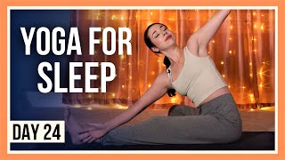 15 min Evening Yoga – Day 24 WIND DOWN YOGA FLOW [upl. by Mckeon]