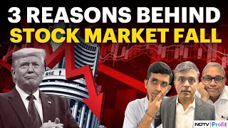 Why Is Stock Market Falling  Nifty Sensex Down  Share Market Down NEWS [upl. by Crissy481]