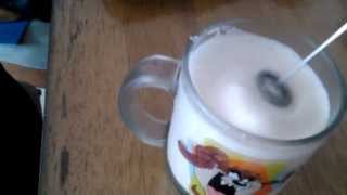 Aerolatte Review Frothing Cold Milk In Under 1 Minute [upl. by Rosemonde]