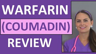 Warfarin Coumadin Anticoagulant Nursing NCLEX Review Pharmacology [upl. by Kegan]