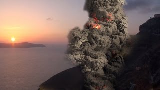 Santorini  The Thera Cataclysm [upl. by Coad431]