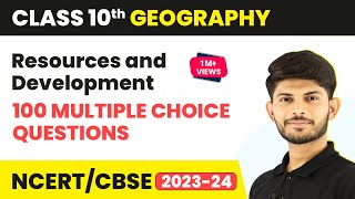 Multiple Choice Questions  Resources and Development  Class 10th  Geography  Chapter 1  202324 [upl. by Ainoda]