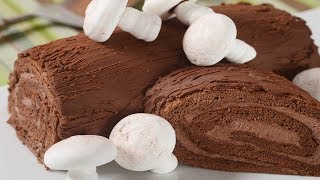 Yule Log Recipe Demonstration  Joyofbakingcom [upl. by Aniweta]